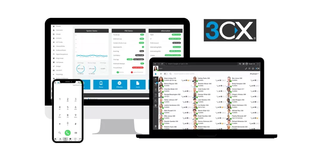 Optimisez votre communication d'équipe avec la solution 3CX : Restez connecté où que vous soyez